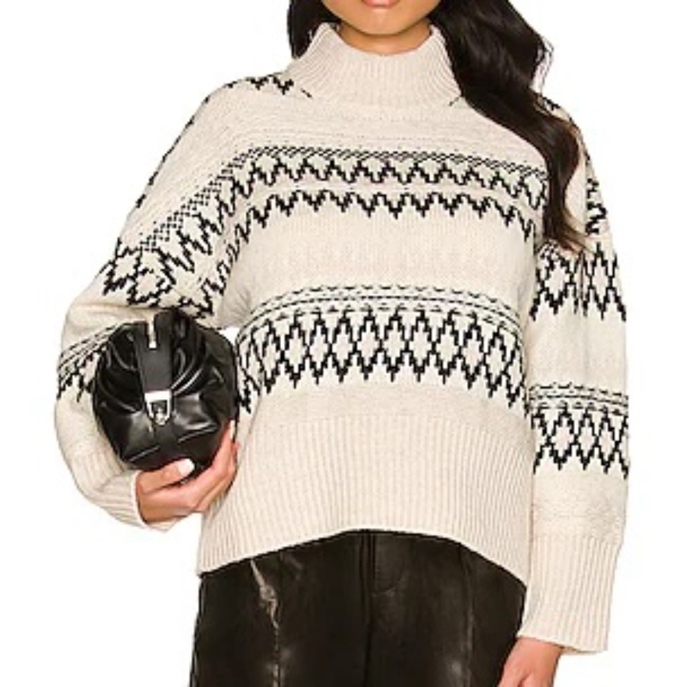 Rag & Bone Willow Fairisle Wool Sweater
